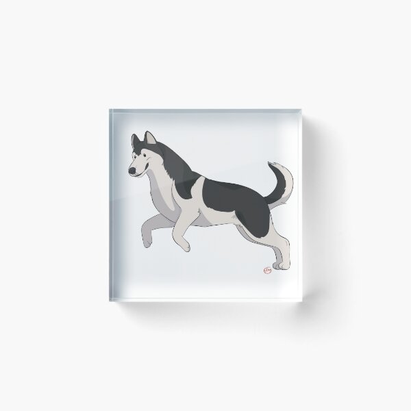 Item preview, Puppy Love 2: Husky (Black Version 1) designed and sold by Sophie Mattocks.