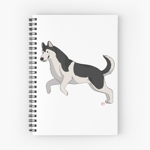 Item preview, Puppy Love 2: Husky (Black Version 1) designed and sold by Sophie Mattocks.