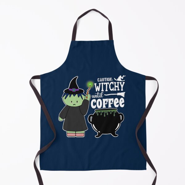 Item preview, Caution: Witchy Until Coffee | Halloween Witches | Coffee Lovers (Dark) designed and sold by the-krisney-way.