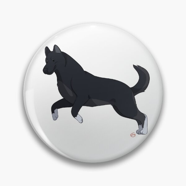 Item preview, Puppy Love 2: Husky (Solid Black) designed and sold by Sophie Mattocks.