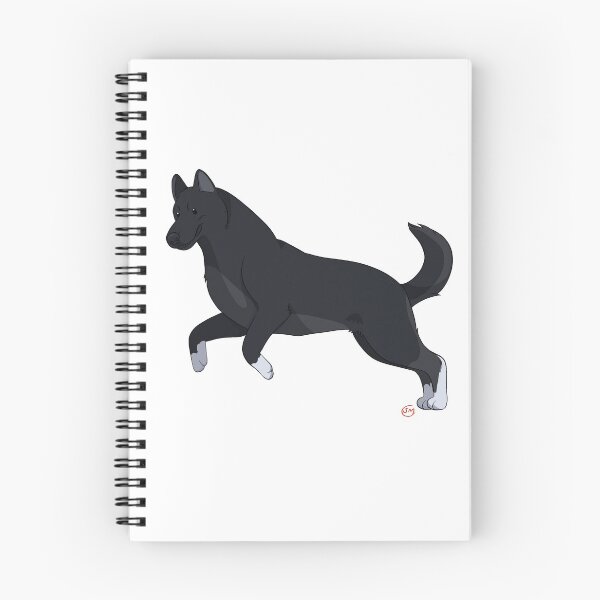 Item preview, Puppy Love 2: Husky (Solid Black) designed and sold by Sophie Mattocks.