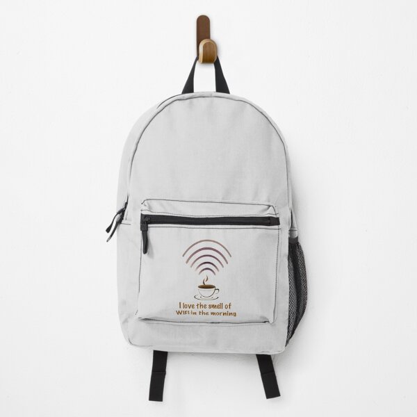 Item preview, I love the smell of WiFi in the morning - (+ View this design on 75+ products) designed and sold by Julien Hebbrecht.