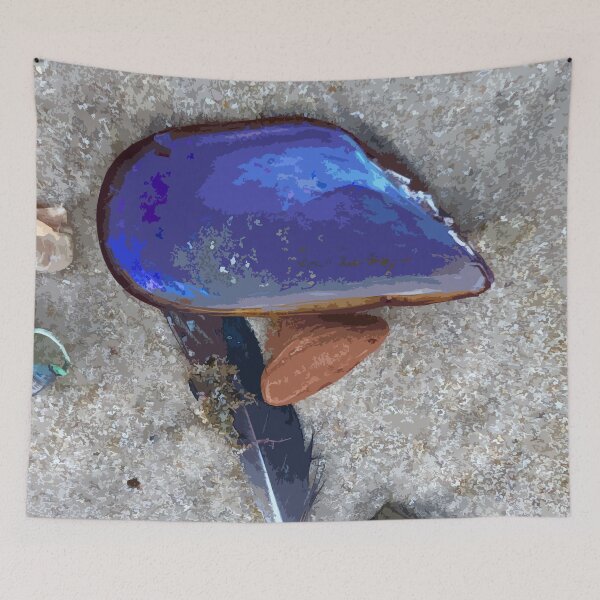 Item preview, sparkling blue shell designed and sold by Greengardens36.
