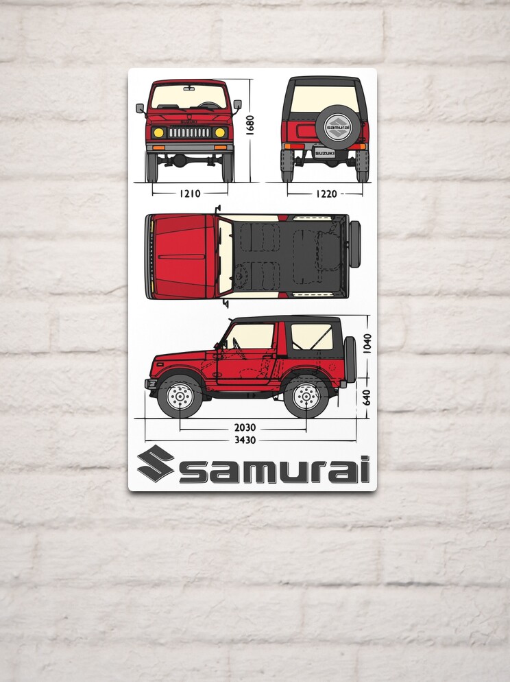 Suzuki Samurai SJ 410 Metal Print for Sale by Groenendijk