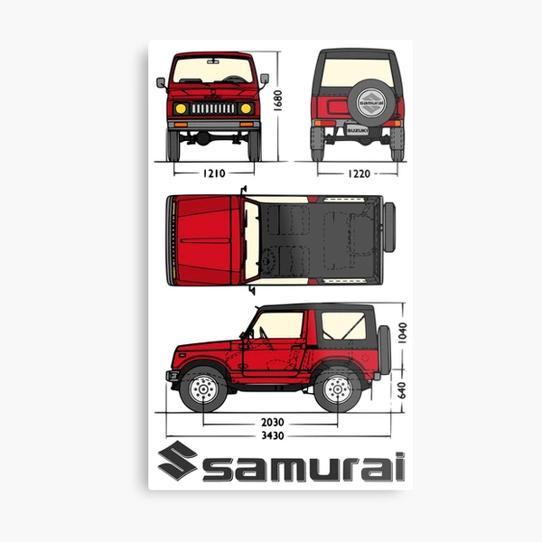 Suzuki Samurai SJ 410 | Metal Print