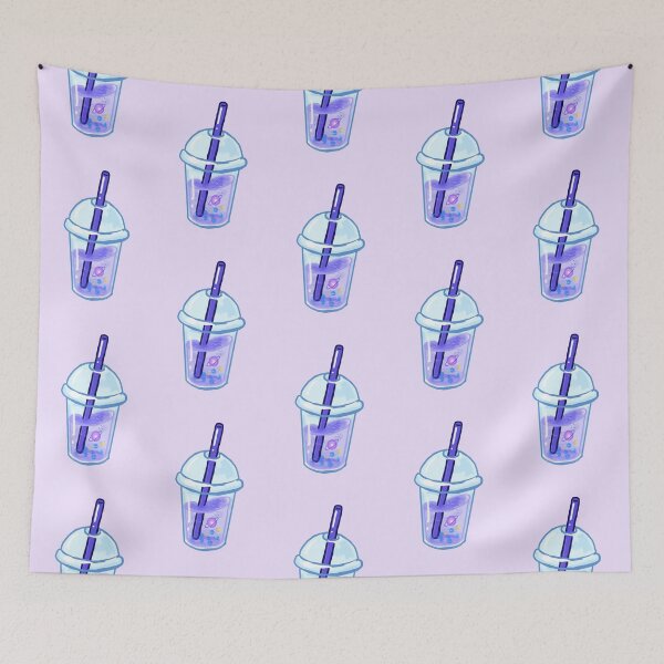 Item preview, Bubble tea -  Space planet tea designed and sold by DemonicGloom.