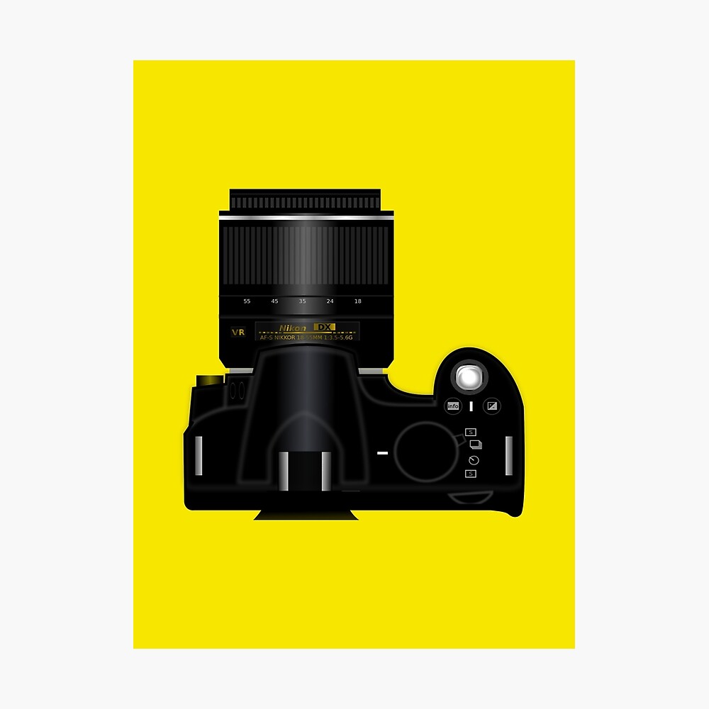 nikon camera poster