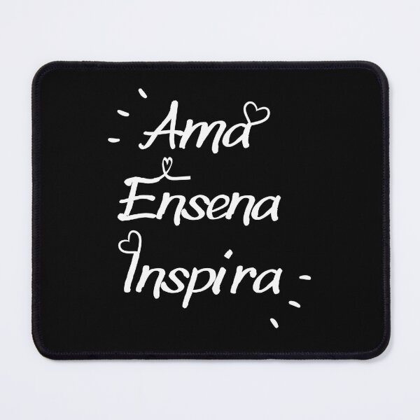 Item preview, Ama ensena inspira , Spanish teacher, love Spanish designed and sold by cubic-shop.