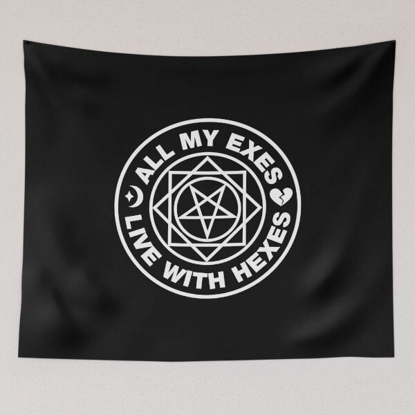 Item preview, All My Exes Live With Hexes designed and sold by abowlofsoda.