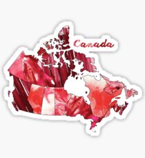 Watercolor Countries - Canada Sticker