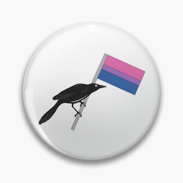 Item preview, BI PRIDE CROW | BISEXUAL PRIDE RAVEN  designed and sold by llevine2934.