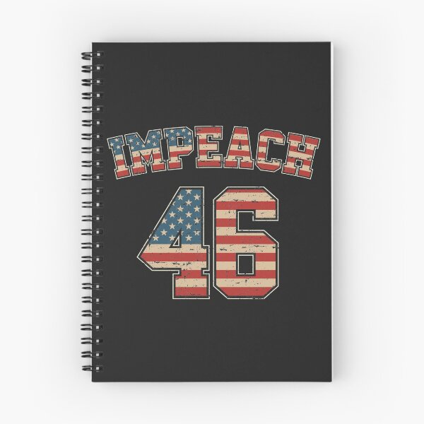 Item preview, Impeach 46 Joe Biden Republican Conservative Anti-Biden Flag designed and sold by AweSoMe Shirts.