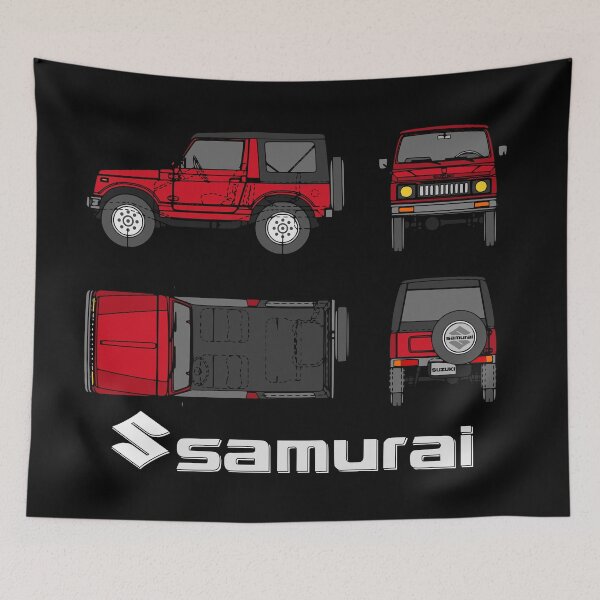 Artikelvorschau, Suzuki Samurai SJ 410 (auf Schwarz) entworfen und verkauft von Groenendijk.
