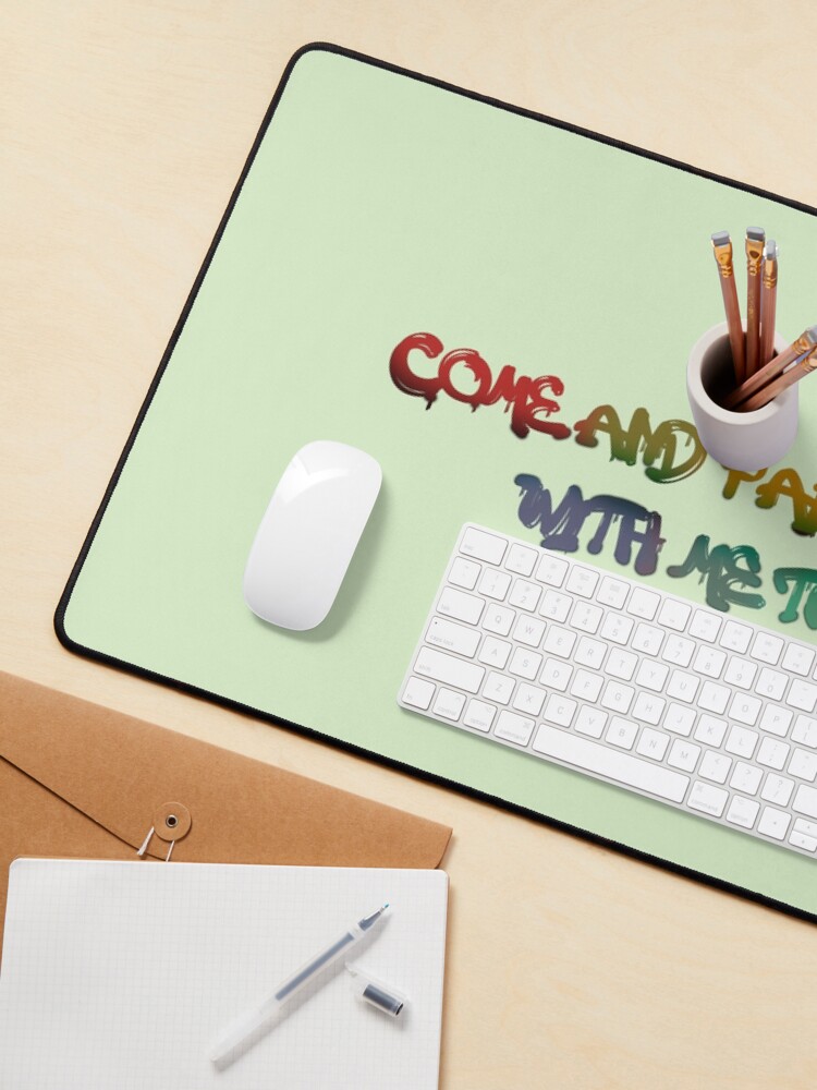 Alternate view of Come and Paint The World With Me - Kesha Design Mouse Pad