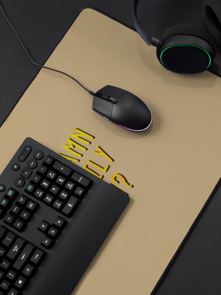 Alternate view of Who Gives A Damn About The Family You Come From - MIKA Design Mouse Pad