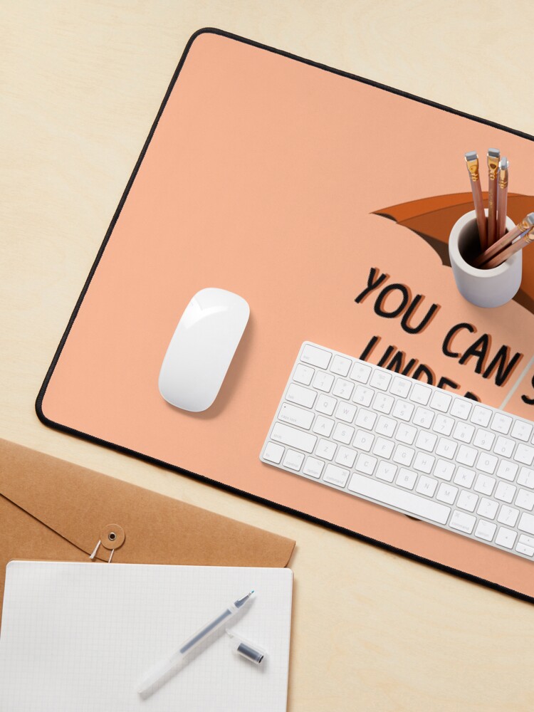 Alternate view of You Can Stand Under My Umbrella - Rihanna Design Mouse Pad