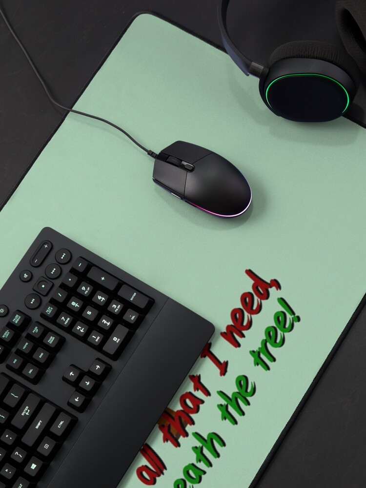 Alternate view of All I Need Underneath The Tree - Kelly Clarkson Christmas Design Mouse Pad