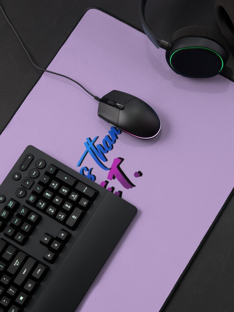 Alternate view of Anything Hurts Less Than The Quiet - Troye Design Mouse Pad