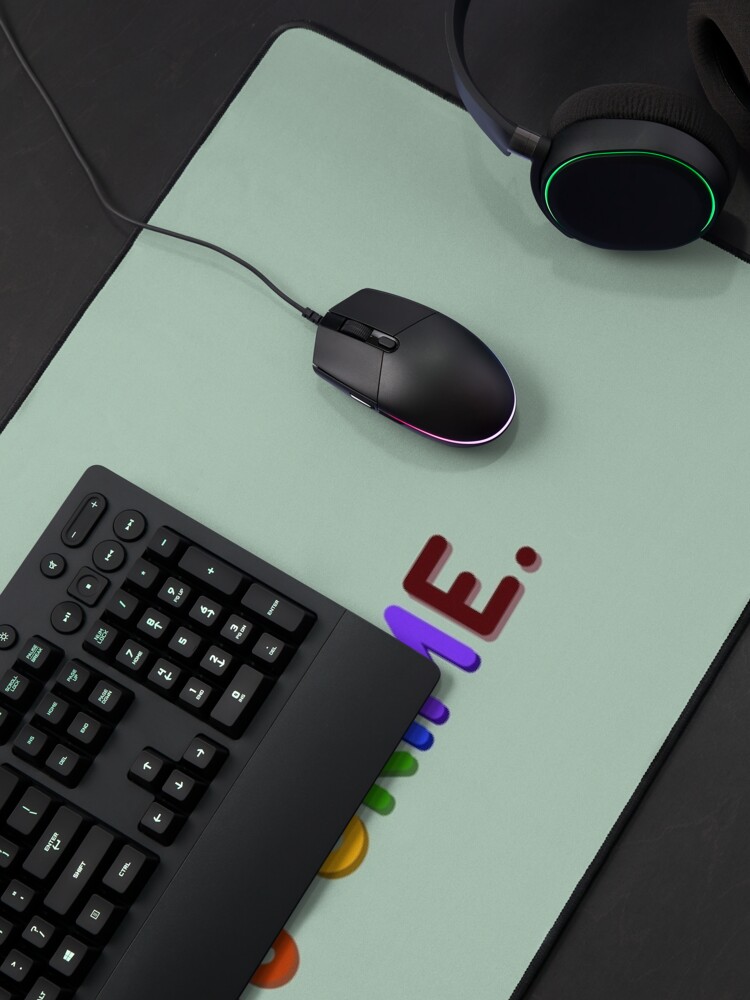 Alternate view of Be Gay, Do Crimes - Pride Design Mouse Pad