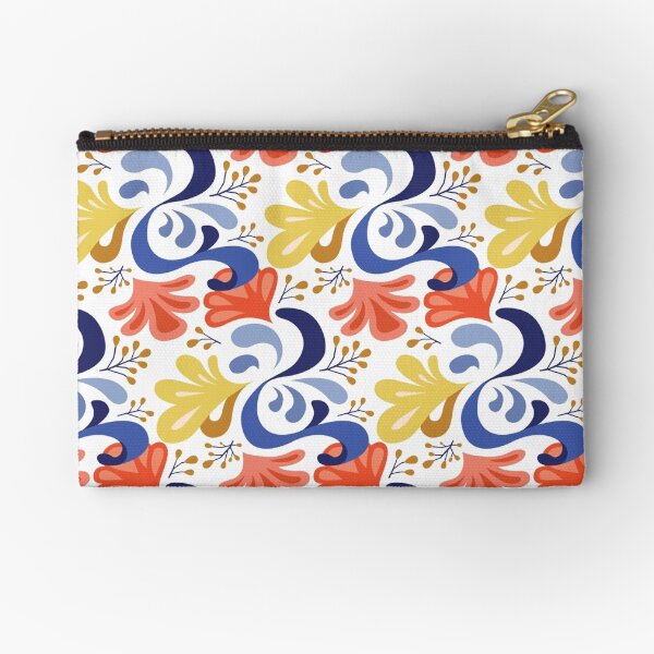 Posy – blue Zipper Pouch