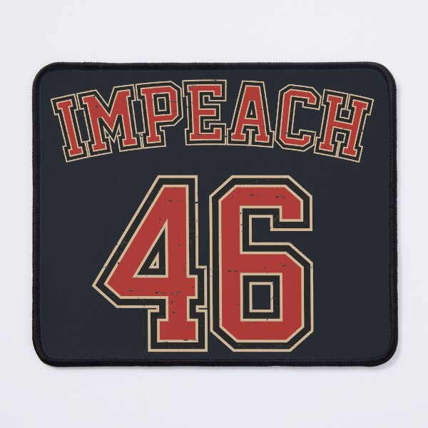 Item preview, Impeach 46 Joe Biden Republican Anti-Biden Flag designed and sold by AweSoMe Shirts.
