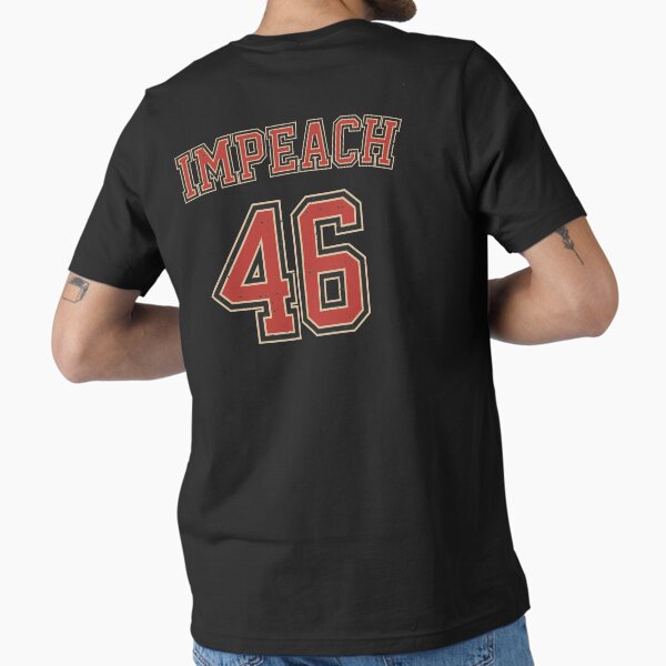 Item preview, Impeach 46 Joe Biden Republican Anti-Biden Flag designed and sold by AweSoMe Shirts.
