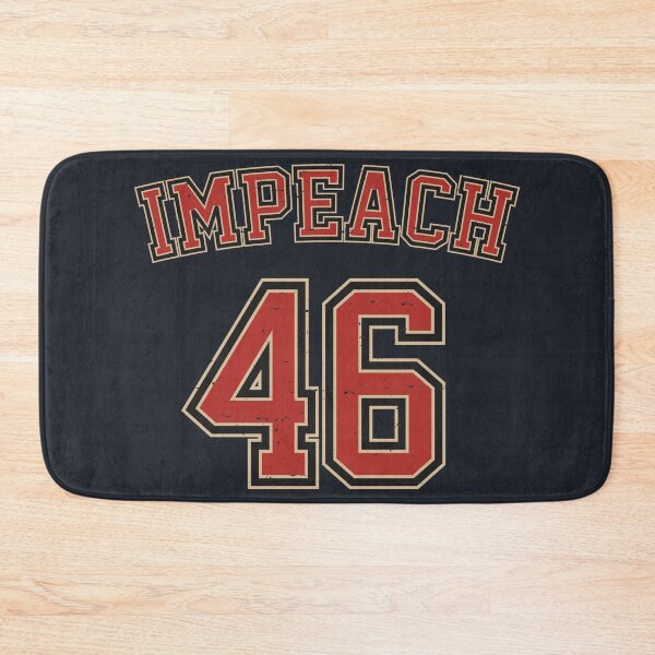 Item preview, Impeach 46 Joe Biden Republican Anti-Biden Flag designed and sold by AweSoMe Shirts.