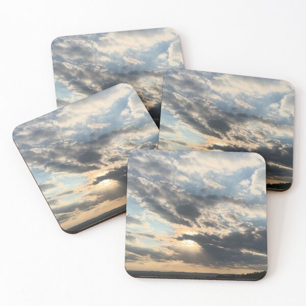 Item preview, Cloudy Sunset Over the River designed and sold by SkyStruck.