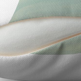 Alternate view of Pelicans in flight Throw Pillow