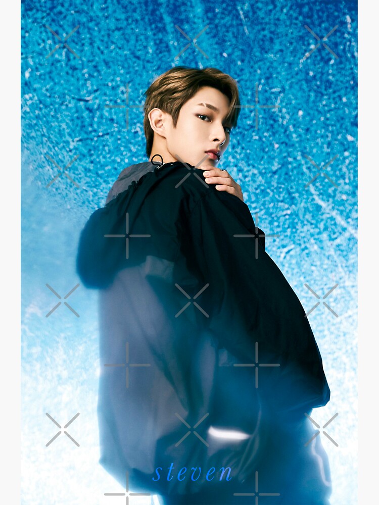 “Luminous - Steven - kpop " Sticker by kitten-minho | Redbubble