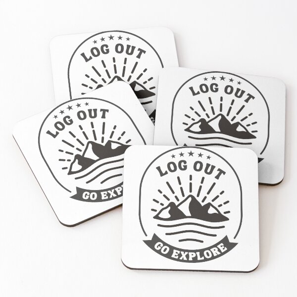Item preview, Log out go explore  designed and sold by Yamed.