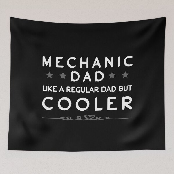 Item preview, Mechanic Dad Like a Regular Dad But Cooler.Funny Birthday Gift Idea for Father's Day, Papa,Grandfather,Man,Husband,Boyfriend,Friend,Vintage,illustration and Design. designed and sold by Simo-One.