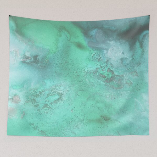 Item preview, Our Beautiful Oceans Green Swirling and Gorgeous Grey designed and sold by Jenie Yolland.