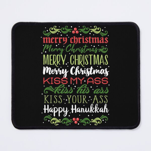 Item preview, Merry Christmas, kiss my ass designed and sold by ninthstreet.
