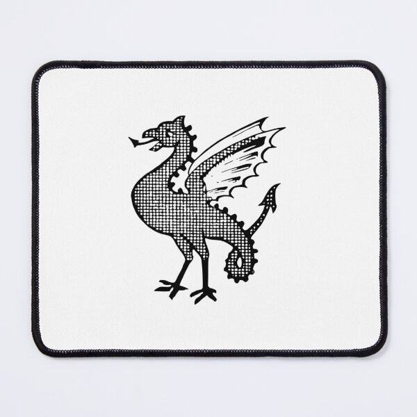 Item preview, Black and White Creative Dragon Line Art designed and sold by BrightMint.