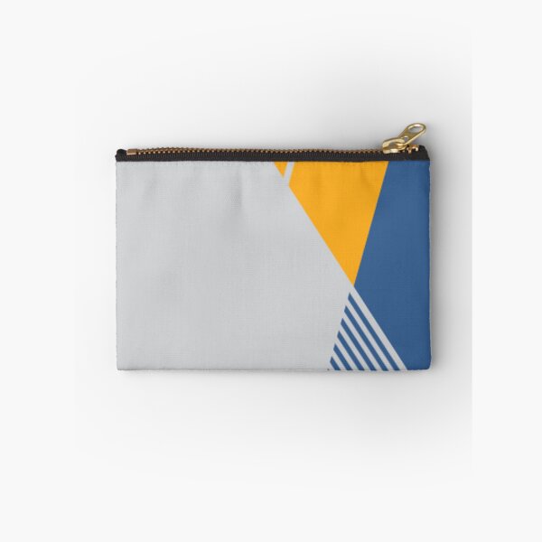 Aperçu de l'œuvre Motif abstrait bleu gris jaune créée et vendue par LifeProApperal.