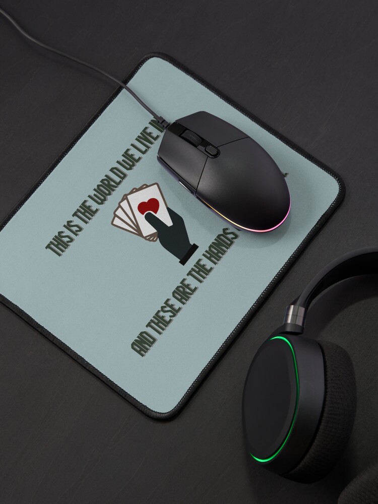 Alternate view of The World We Live In - Genesis/Disturbed Design Mouse Pad
