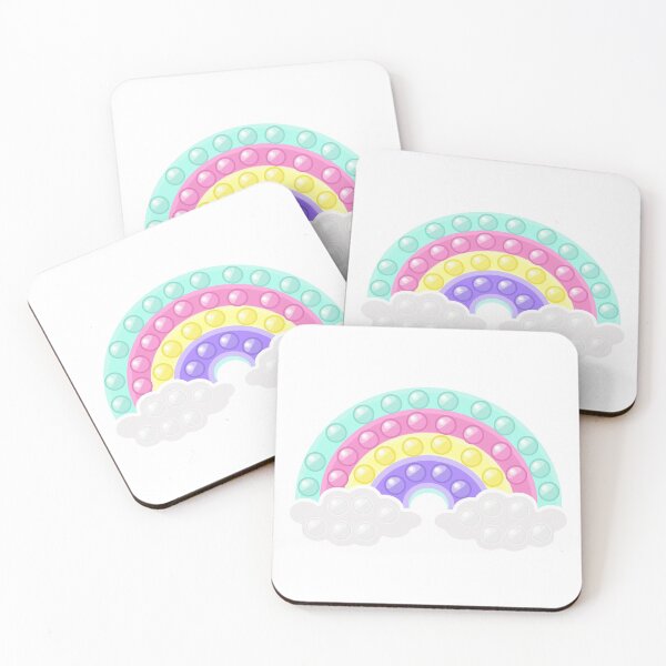 Item preview, Pretty Pastel Pop-it Rainbow Design  designed and sold by boopsblunt.