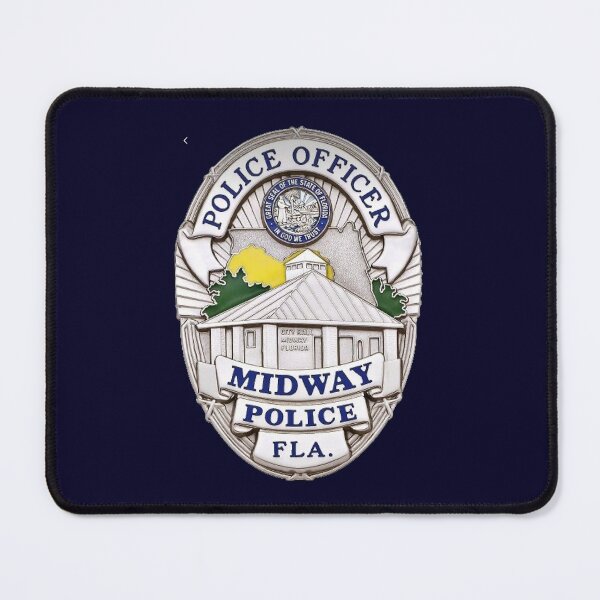 Item preview, Midway Florida Police Badge designed and sold by Lawrence Baird.