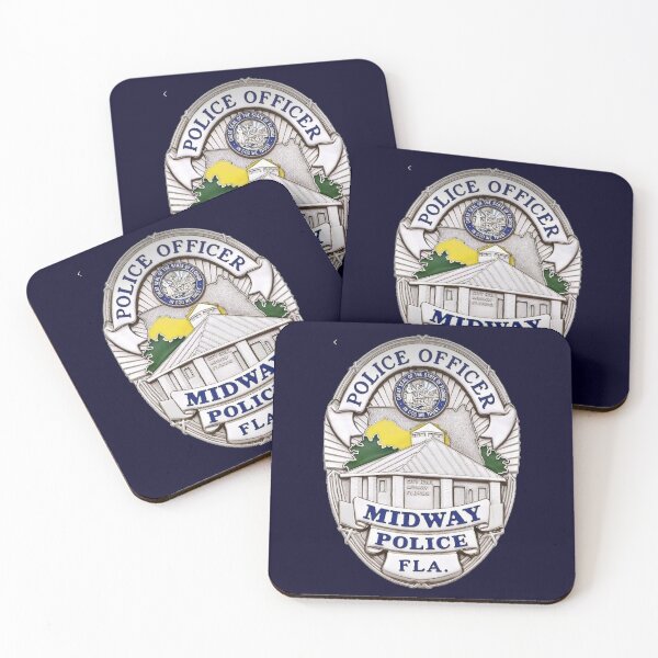Item preview, Midway Florida Police Badge designed and sold by Lawrence Baird.