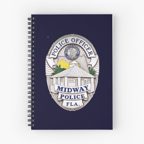 Item preview, Midway Florida Police Badge designed and sold by Lawrence Baird.