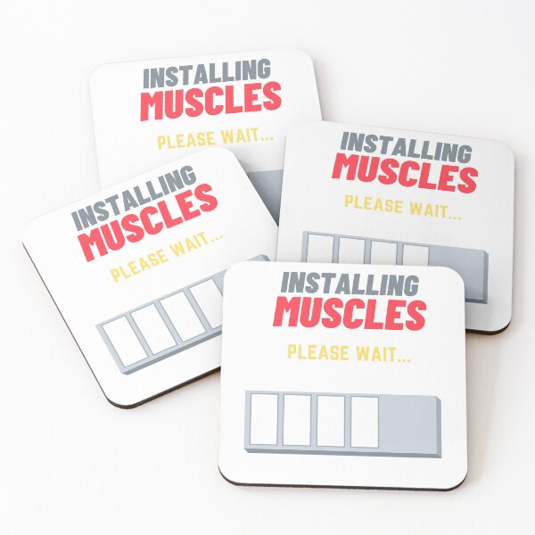 Item preview, Installing Muscles Please Wait designed and sold by CheryleaDesigns.