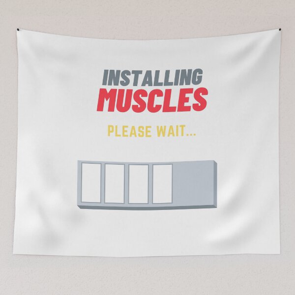 Item preview, Installing Muscles Please Wait designed and sold by CheryleaDesigns.