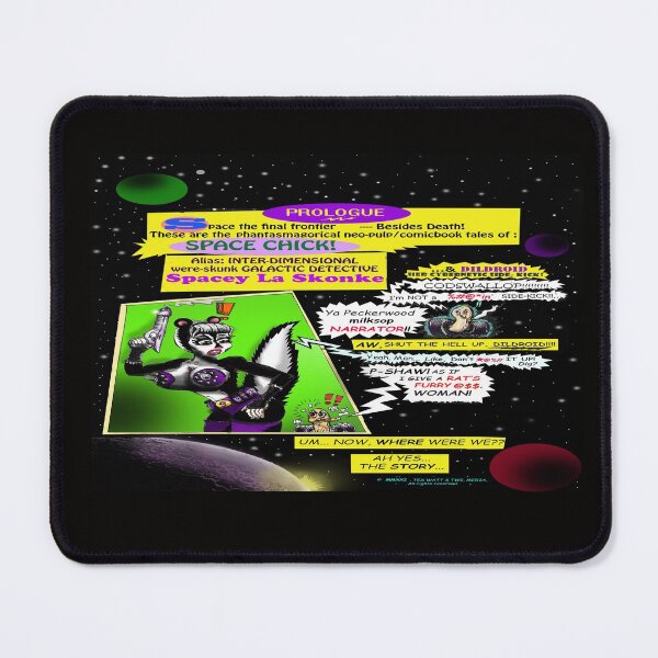 Item preview,  Spacey La Skonke  Sequential Pop- Art Print Page #1 of 3  (from:Pot Comix: Mature Material for Fun Lovin', Fat Bellied Fantasy Freaks! ) designed and sold by TexWatt.