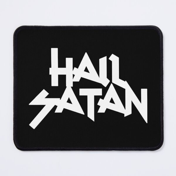 Item preview, Hail Satan Band Logo Parody designed and sold by abowlofsoda.