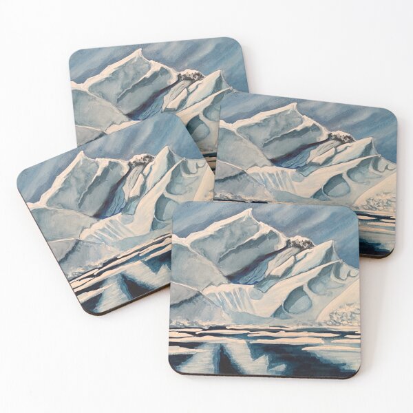 Item preview, Original artwork watercolor print, Arctic glacier designed and sold by FireEveryTime.