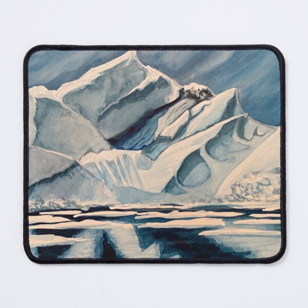 Item preview, Original artwork watercolor print, Arctic glacier designed and sold by FireEveryTime.