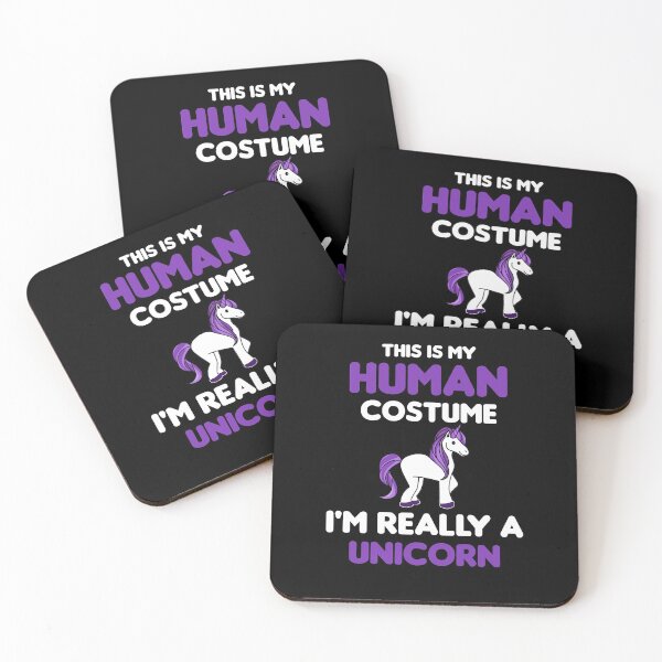 Item preview, This Is My Human Costume I'm Really A Unicorn designed and sold by imaneless.