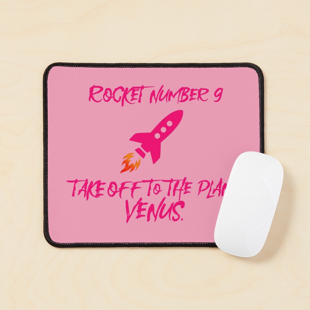 Take Off To The Planet Venus - Gaga Design Mouse Pad