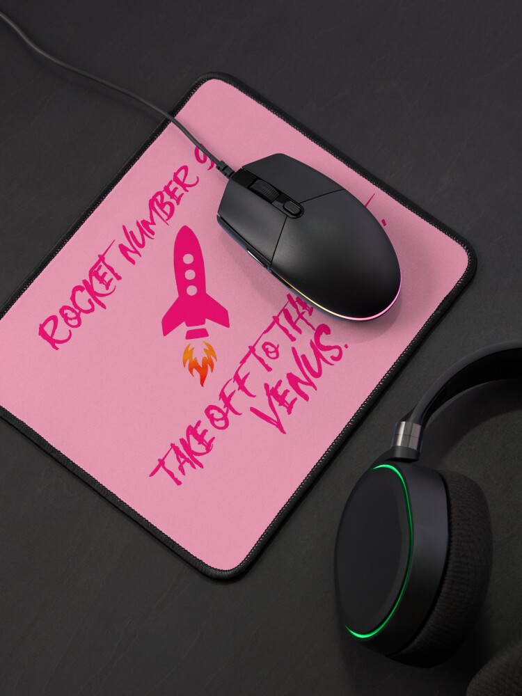 Alternate view of Take Off To The Planet Venus - Gaga Design Mouse Pad